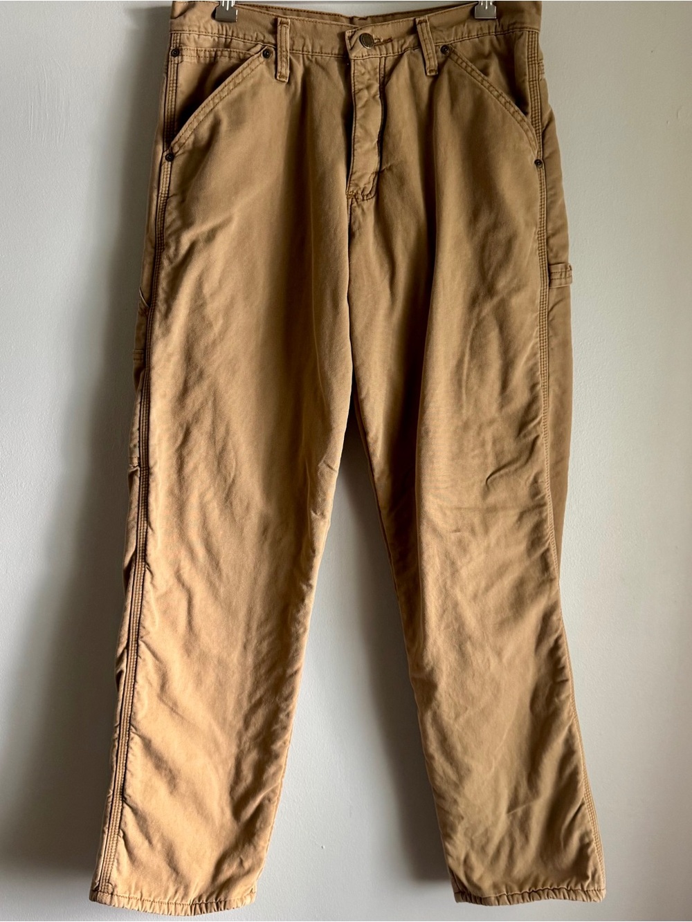Wrangler Cargo Fleece Lined Work Utility Pants Size 30x32